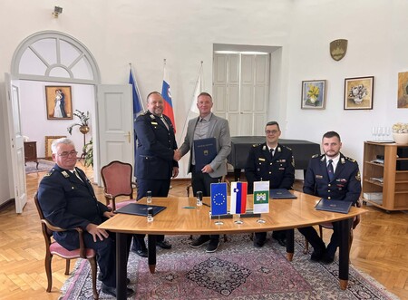 Župan Samo Rajšp in predsednik PDG Sp. in Zg. Gorica Peter Hajdinjak